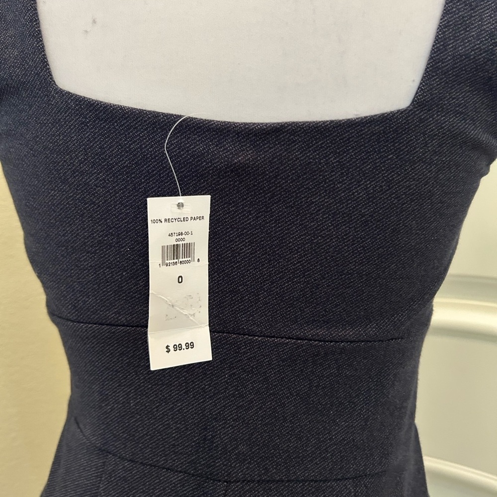 NWT Banana Republic dark gray knit dress - Picture 4 of 5